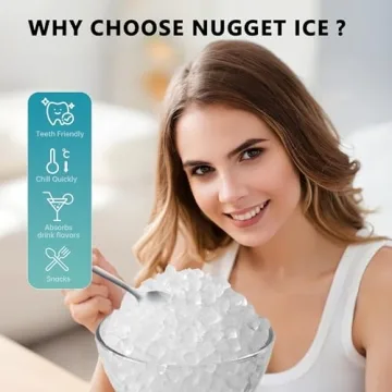 EUHOMY Nugget Ice Maker - Fast, Convenient Ice Production