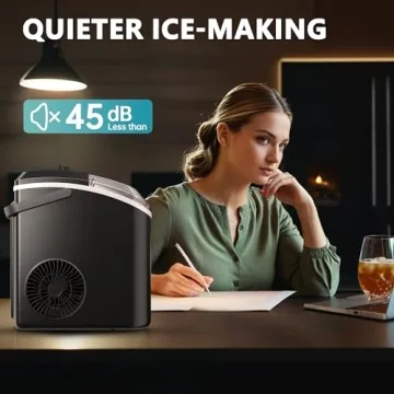 EUHOMY Nugget Ice Maker - Fast, Convenient Ice Production