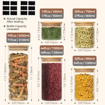 ComSaf Airtight Food Storage Containers Set of 5