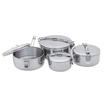 MSR Alpine Stainless Steel Stowaway Camping Pot, 1.6L