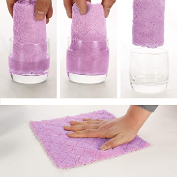 Super Absorbent Microfiber Kitchen Towels - 12 Pack