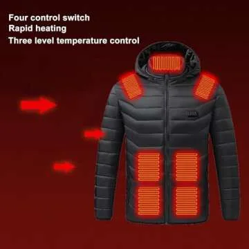 MaMiDay Heated Jacket for Men and Women - Ultimate Warmth
