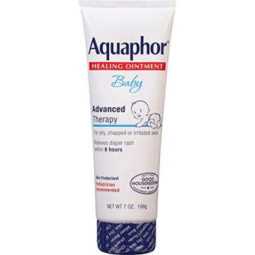Aquaphor Baby Healing Ointment Advanced Therapy 7 Ounce Tube (207ml) (3 Pack)