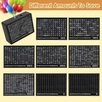 Cash Vault Wooden Money Box，Wooden Money Box with 8 Saving Targets，One Piece Cash Vault Wooden Savings Box Coin Money Savings Box with Counter ，Gift for Adults Kids Boys Girl (Black Color)