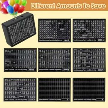 Cash Vault Savings Box with 8 Targets for All Ages