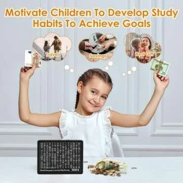 Cash Vault Savings Box with 8 Targets for All Ages