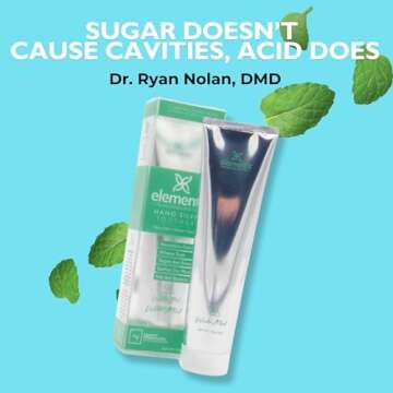 Elementa Silver Non-Foaming Toothpaste Wintermint Flavor | 5 in 1 Teeth Whitening Gel 4 Fl oz | Dentist Formulated All Natural | Professional Whitening Gel | Fluoride Free | Fresh Breath