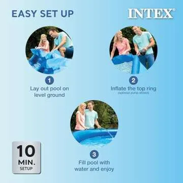 Intex Easy Set Inflatable Swimming Pool: 8ft x 24in