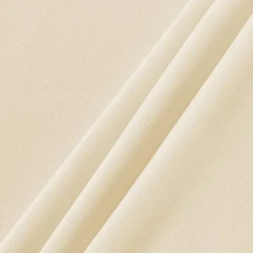 Sancua Round Tablecloth - Elegant Beige 48" Table Cover