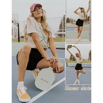 Ekouaer Women Skort with Shorts for Tennis and Golf