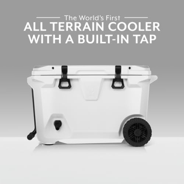BrüMate BrüTank 55qt Wheeled Cooler with Drink Dispenser