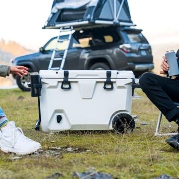 BrüMate BrüTank 55qt Wheeled Cooler with Drink Dispenser