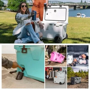 BrüMate BrüTank 55qt Wheeled Cooler with Drink Dispenser