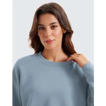 Comfortable CRZ YOGA Womens Crewneck Sweatshirt