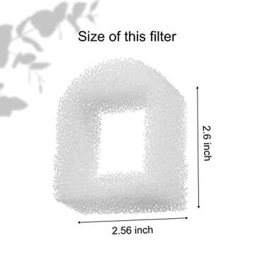 Cat Water Fountain Foam Filters, Compatible with Multiple Pet Fountain Dispenser Sponge Filters (12 ...