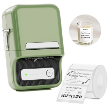 NIIMBOT B21 Label Maker: Bluetooth Portable Printer for Creative Organization
