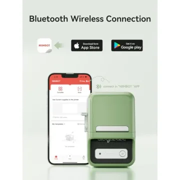 NIIMBOT B21 Label Maker: Stylish Bluetooth Printer for All Ages