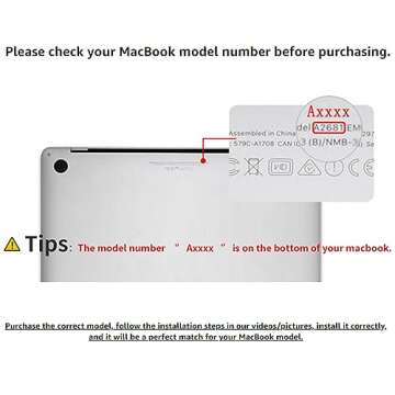 BaayCerrie Pink Woven Fabric Design for A2337 A2179 A1932 MacBook Air 13 inch Case 2021 2020 2019 20...