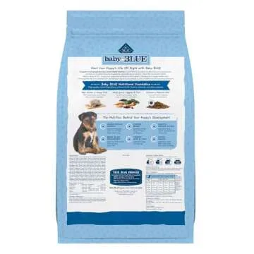 Blue Buffalo Baby Blue Natural Dry Food for Puppies, Healthy Growth Formula with DHA, Savory Chicken...