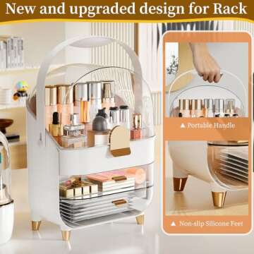 Stylish Makeup Organizer - Perfect for Vanity and Gifts