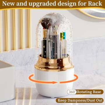 Stylish Makeup Organizer - Perfect for Vanity and Gifts