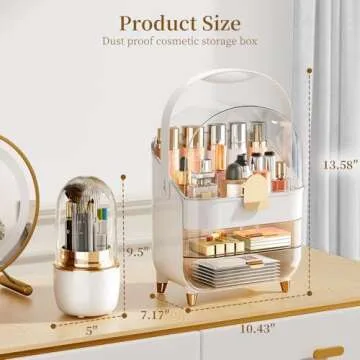 Stylish Makeup Organizer - Perfect for Vanity and Gifts