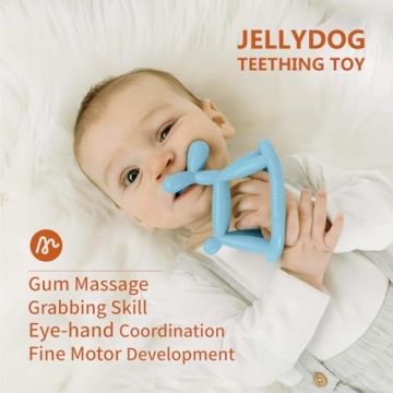 Miraloop Silicone Rocking Teether for Infants 0-18 Months
