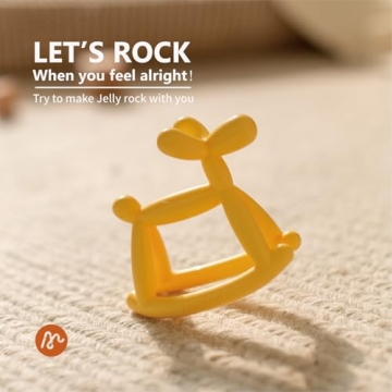 Miraloop Silicone Rocking Teether for Infants 0-18 Months