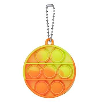 BINGLALA Mini Pop Keychain Fidget Toy - Fun for All Ages