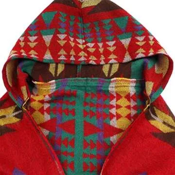 Uyuni Women's Casual Bohemian Shawl Poncho for All Sizes