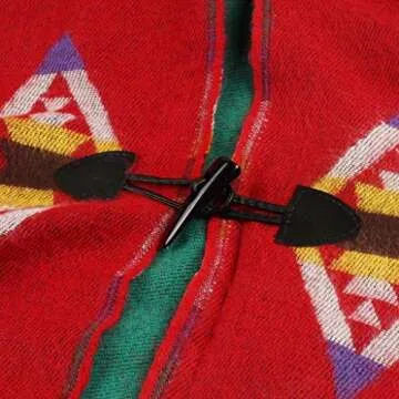 Uyuni Women's Casual Bohemian Shawl Poncho for All Sizes