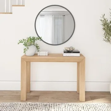 Plank+Beam Modern Solid Wood Console Table for Small Spaces
