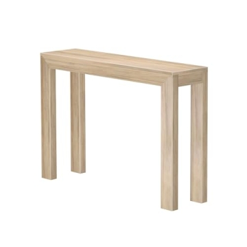 Plank+Beam Modern Solid Wood Console Table for Small Spaces