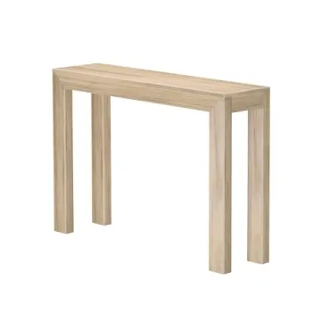 Plank+Beam Modern Solid Wood Console Table for Small Spaces