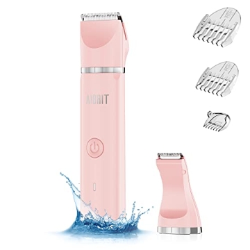 Stylish AIBRIT PRO Electric Bikini Trimmer - 2 in 1 Waterproof Grooming Tool