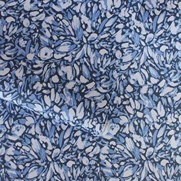 Tempaper x She She Flamboyan Blue Removable Peel and Stick Wallpaper, 20.5 in X 16.5 ft, Made in The USA, Bloom