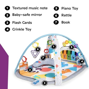 Baby Einstein 4-in-1 Kickin' Tunes Play Gym and Piano