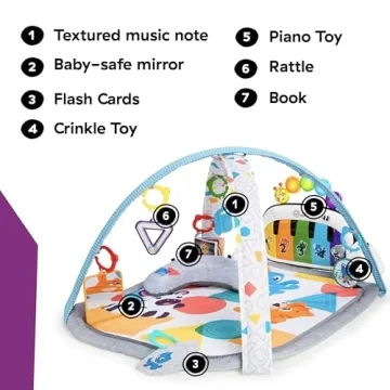 Baby Einstein 4-in-1 Kickin' Tunes Play Gym and Piano