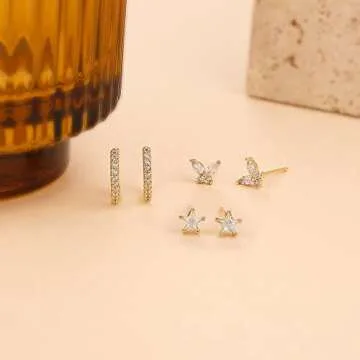 Freekiss Gold Hoop Earrings - Trendy and Hypoallergenic