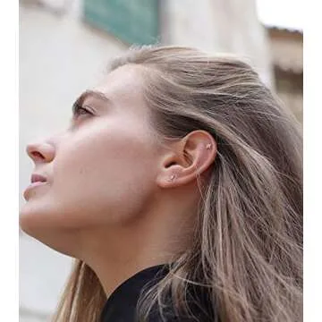 Freekiss Gold Hoop Earrings - Trendy and Hypoallergenic