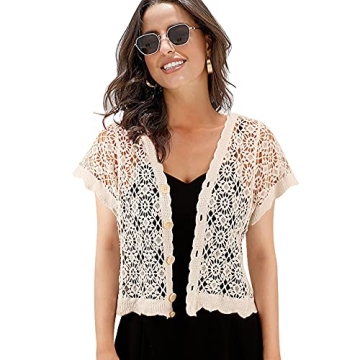 DRESSHAPE Lightweight Open-Front Cardigan Sweater