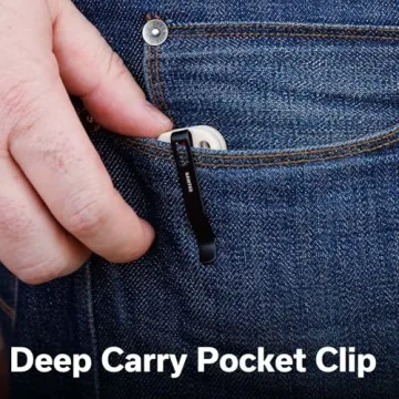 CIVIVI Baby Banter Pocket Knife for EDC, Ben Petersen Folding Knife with 2.34 in Nitro V Steel Blade G10 Handle, Titanium Thumb Stud Opener C19068S-7(Red)