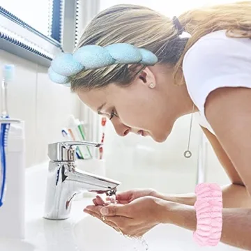 Fluffy Spa Headband for Women - 2 Pack Skincare & Shower Accessory