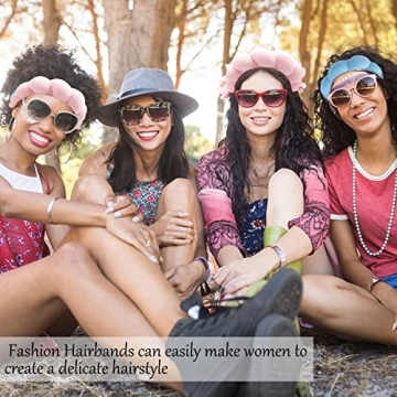 Fluffy Spa Headband for Women - 2 Pack Skincare & Shower Accessory