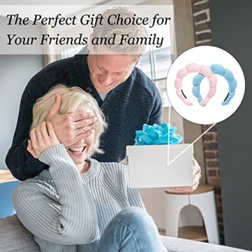 Fluffy Spa Headband for Women - 2 Pack Skincare & Shower Accessory