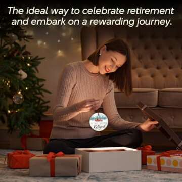 NANANEST First Christmas Retired 2023, Inspirational Retirement Gifts for Men, Dad, Grandpa - Acrylic Christmas Ornaments 2023, Motivational Gifts, Retirement Gifts for Women, Mom, Coworkers, Teacher