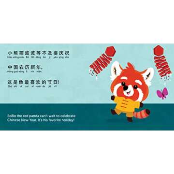 BoBo's Colorful Chinese New Year (A Bilingual Dual Language Book of Colors for Children, Kids, and B...