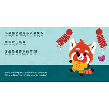 BoBo's Colorful Chinese New Year (A Bilingual Dual Language Book of Colors for Children, Kids, and B...