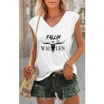 Casual Wallen Steer Skull T-Shirt for Women