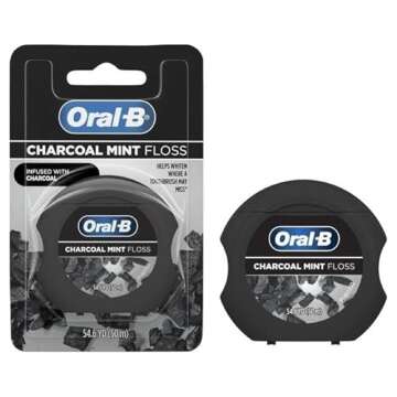 Charcoal Mint Floss: Whitening and Plaque-Removing Dental Essential